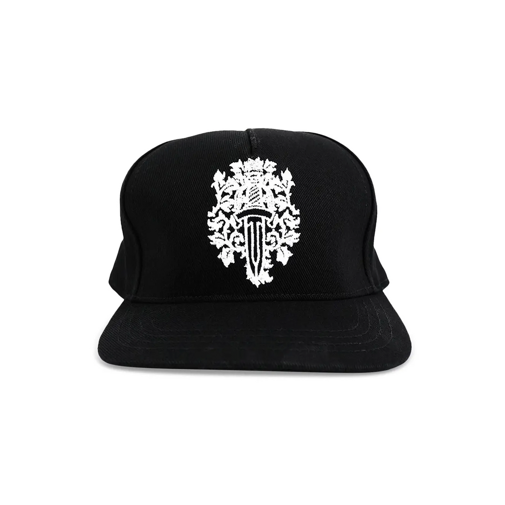 Chrome Hearts Dagger Denim Baseball Hat Black/White