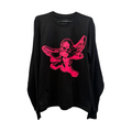 Chrome Hearts Foti Logo Long-Sleeve T-Shirt 'Black/Pink'