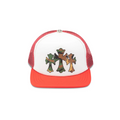 Chrome Hearts Triple Cross Trucker Hat 'Red/White'