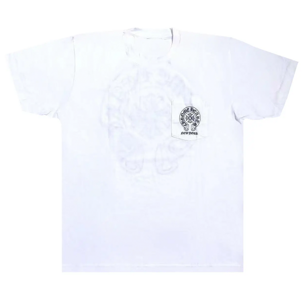 Chrome Hearts New York Horseshoe Pocket Tee White