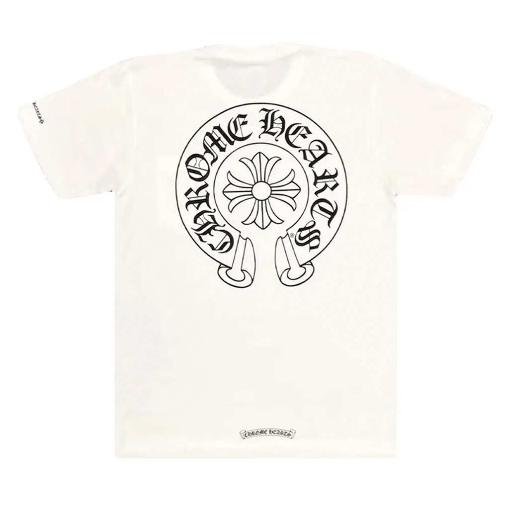 Chrome Hearts Horseshoe Logo Pocket T-Shirt 'White'