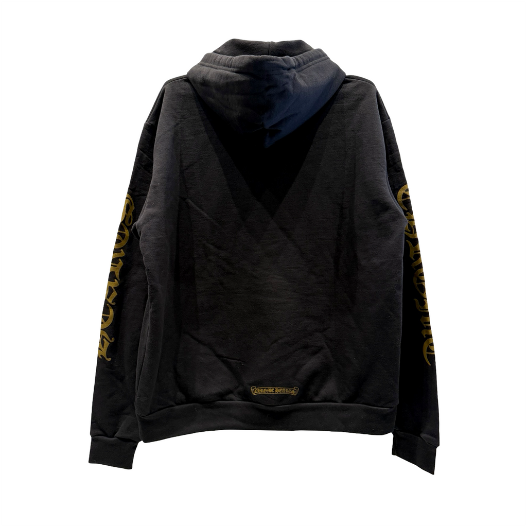 Chrome Hearts Vertical Logo Hoodie Black Army Green