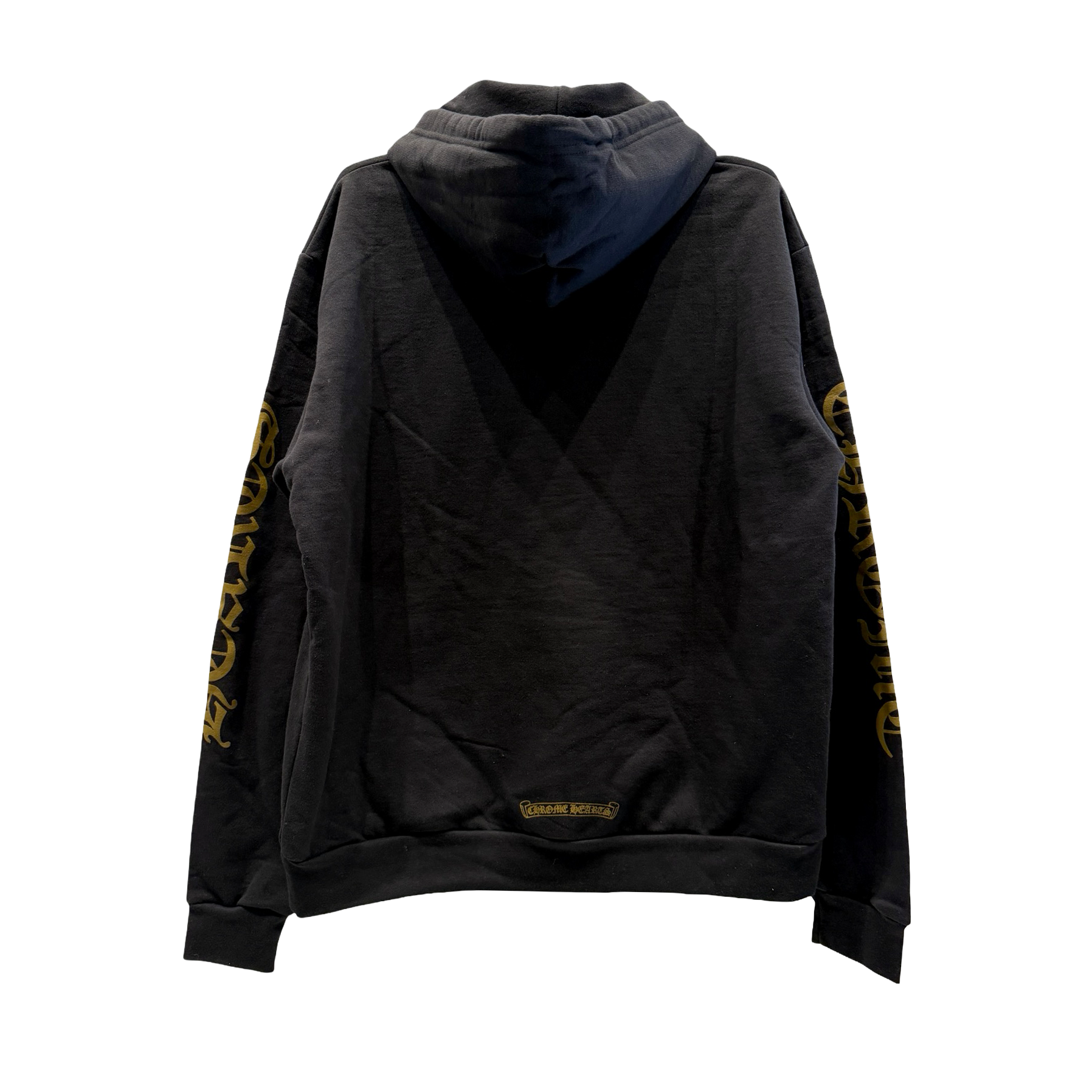 Chrome Hearts Vertical Logo Hoodie Black Army Green