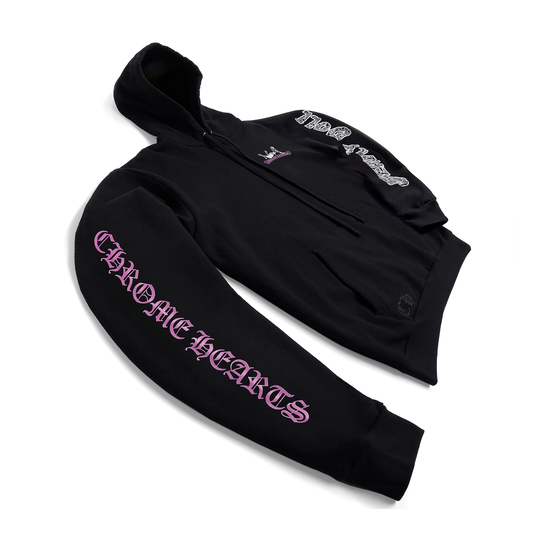Chrome Hearts Deadly Doll Hoodie Black Pink