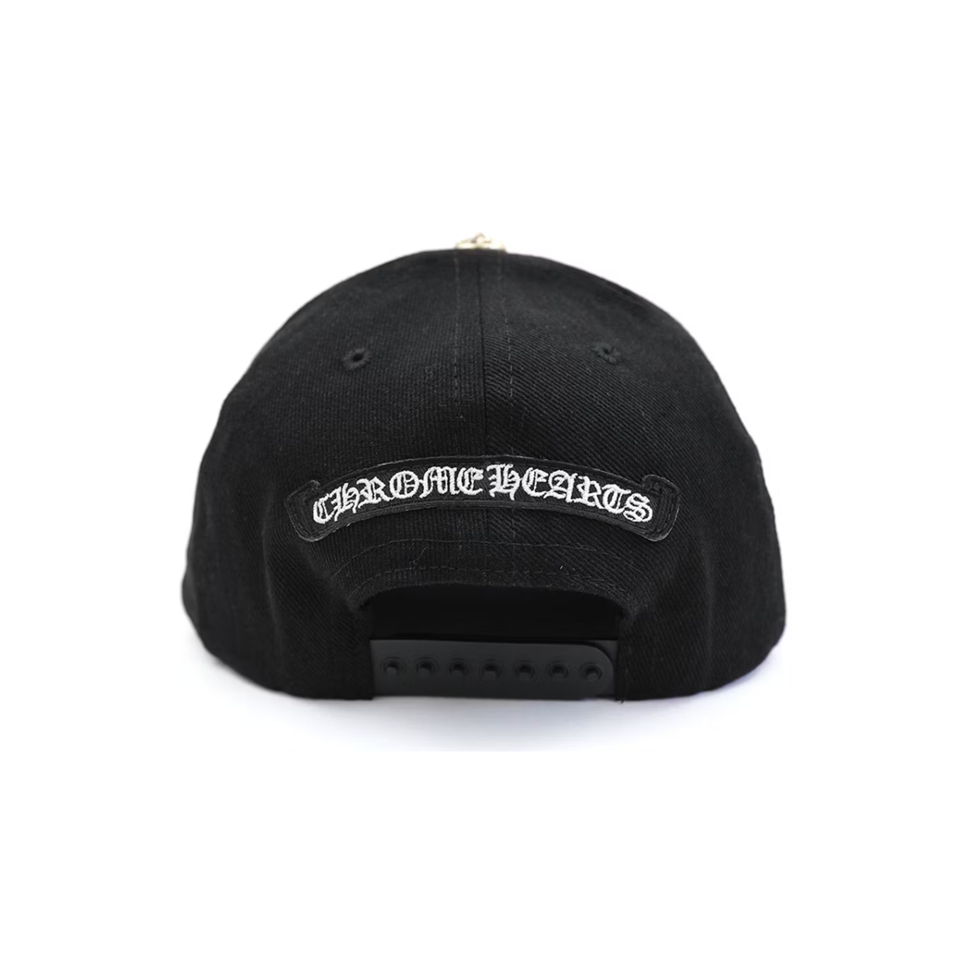 Chrome Hearts Horseshoe Denim Baseball Hat Black
