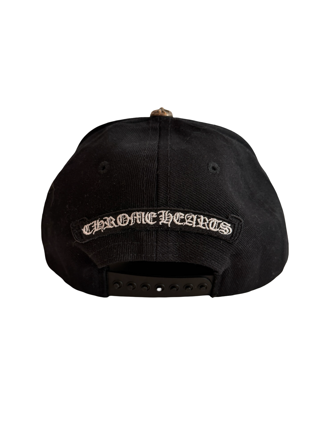 Chrome Hearts Vertical Logo Hat Black [USED]