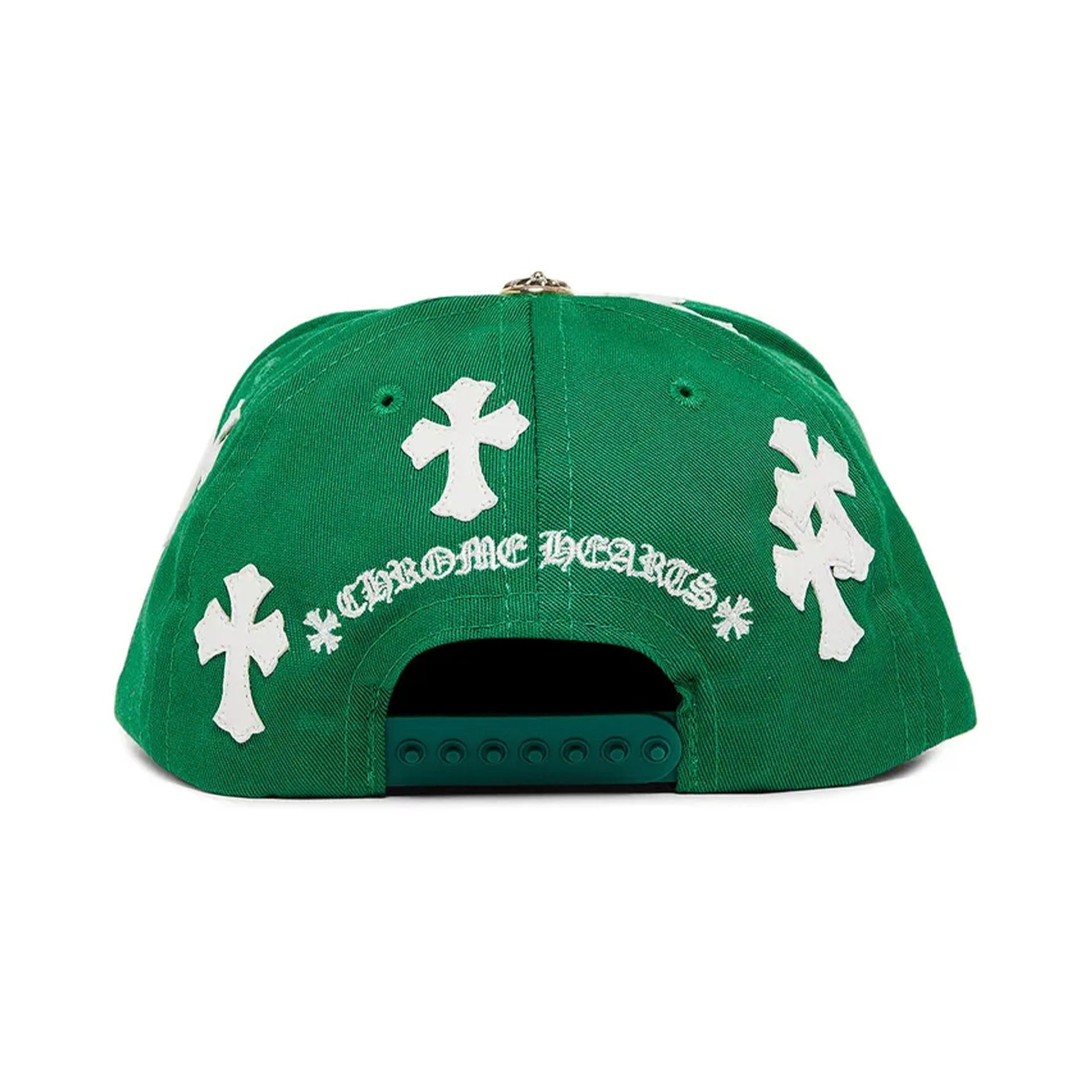 Chrome Hearts Cross Patch Hat Green/White