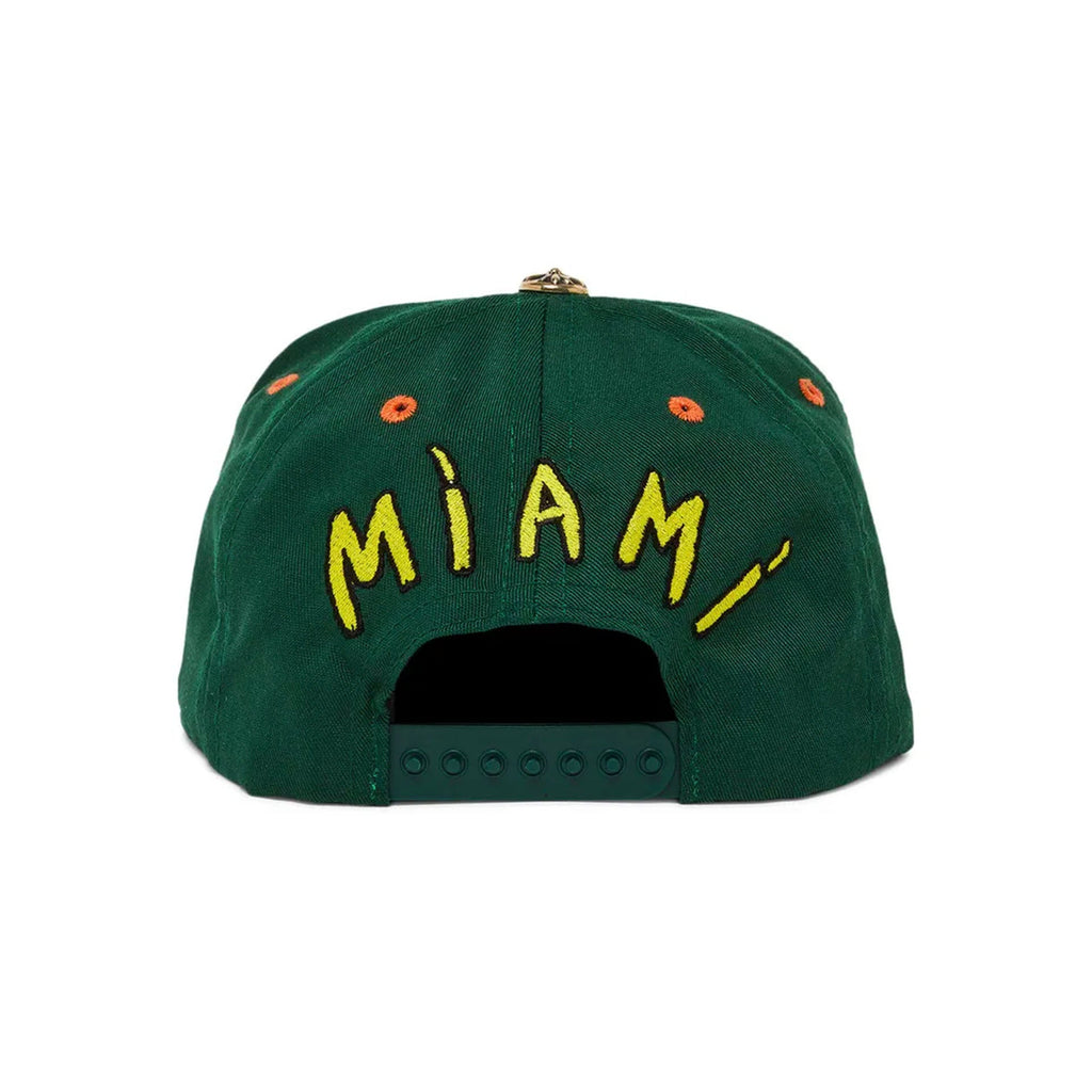 Chrome Hearts Miami Art Basel Exclusive Baseball Hat Green/Orange/Gold