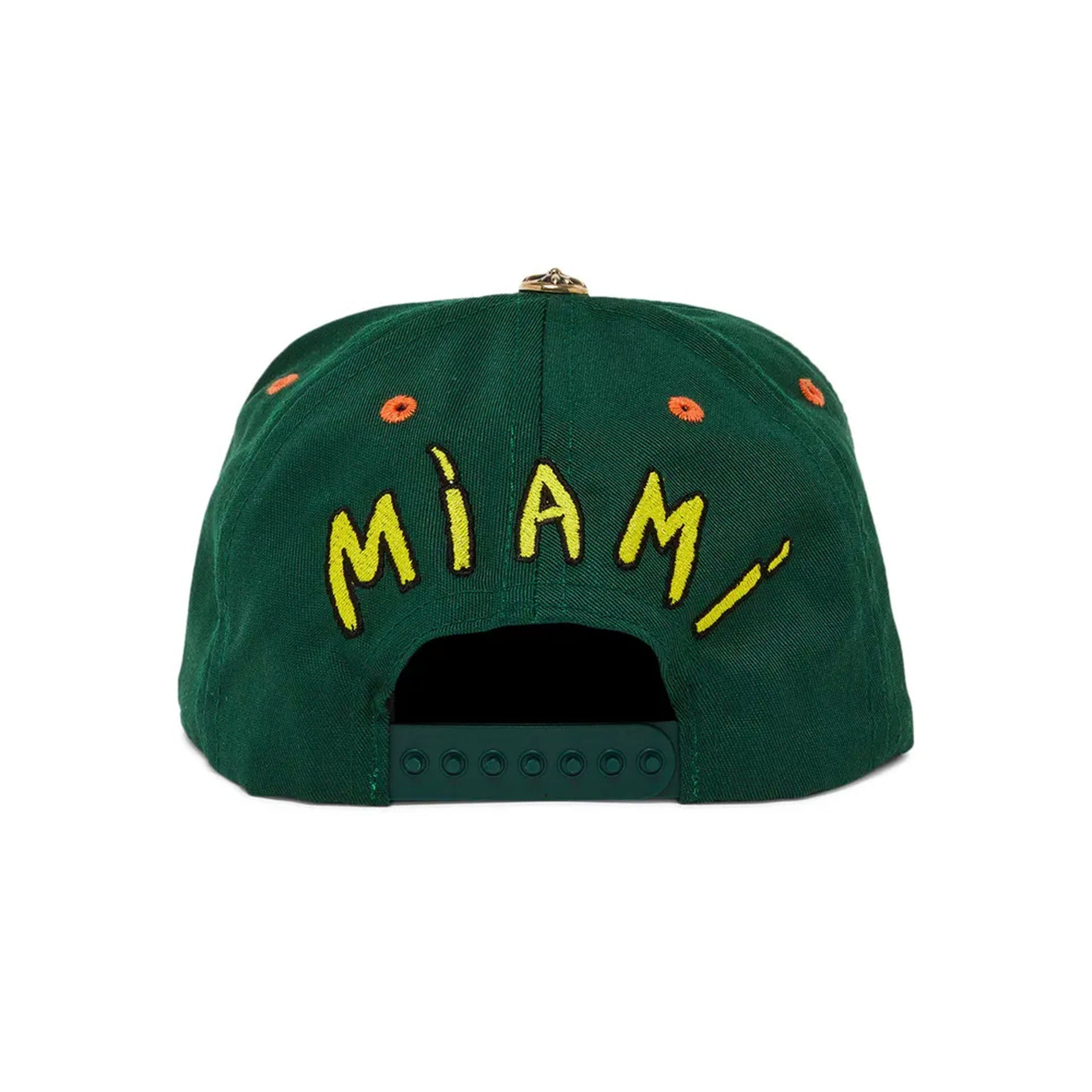 Chrome Hearts Miami Art Basel Exclusive Baseball Hat Green/Orange/Gold