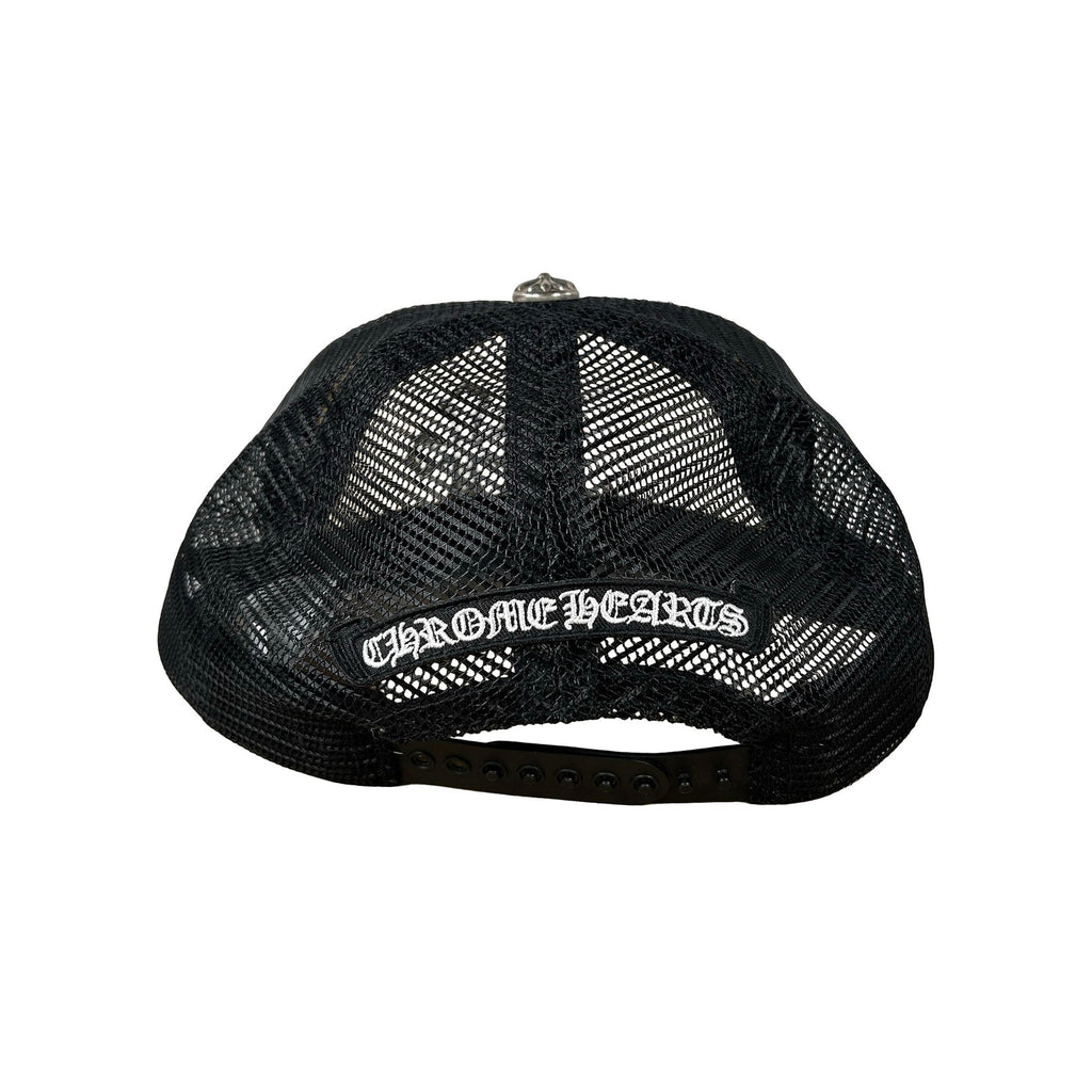 Chrome Hearts Triple Cross Trucker Hat Red/White/Blue [USED]