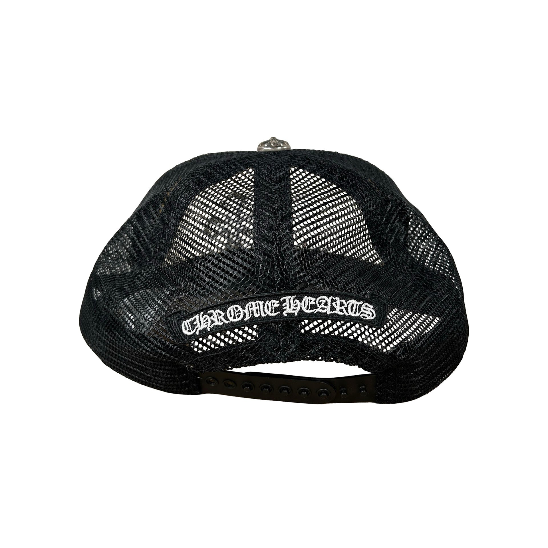 Chrome Hearts Triple Cross Trucker Hat Red/White/Blue [USED]