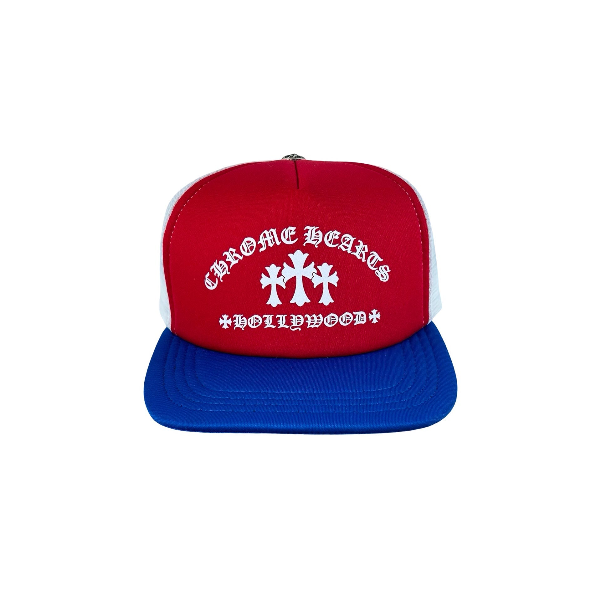 Chrome Hearts Red White Blue Trucker Hat 2026
