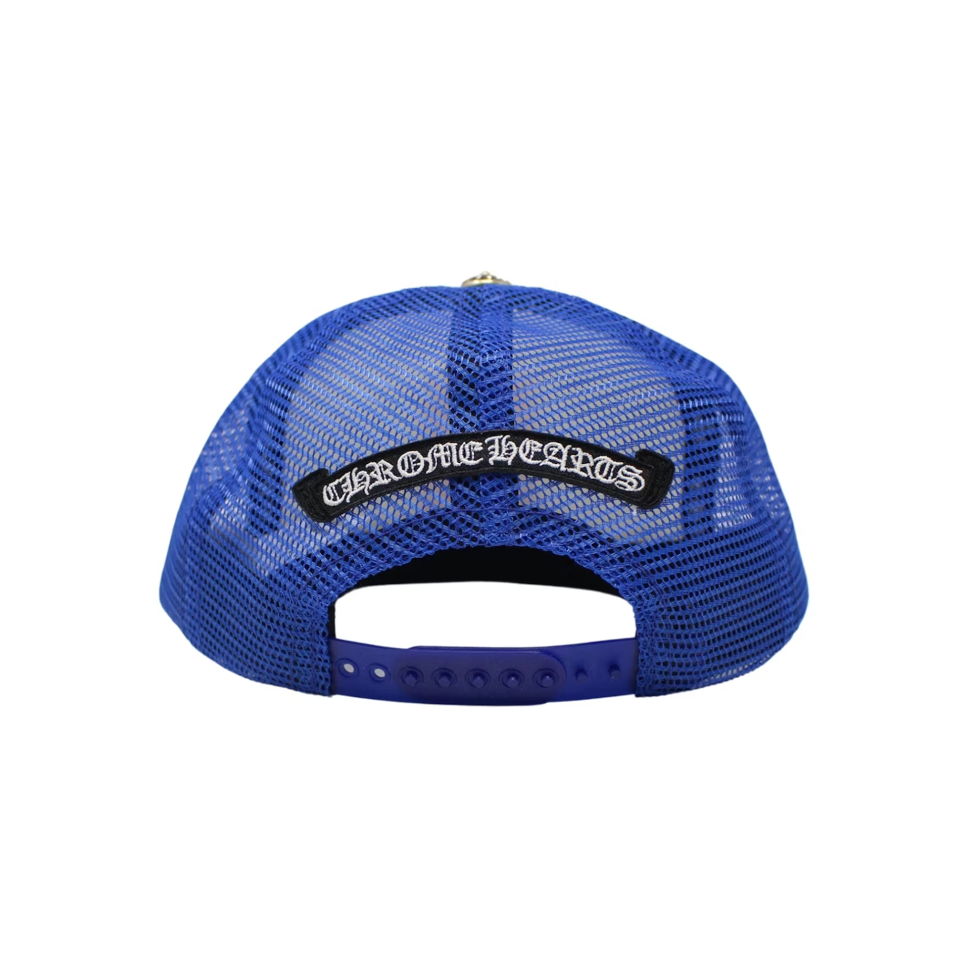 Chrome Hearts Eyechart Trucker Hat Blue/White/Red