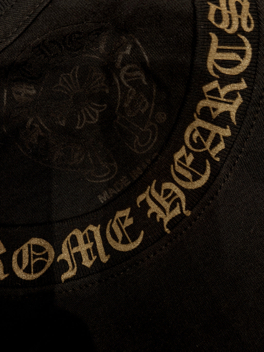 Chrome Hearts Neck Logo Long Sleeve Pocket T-Shirt Black Army Green