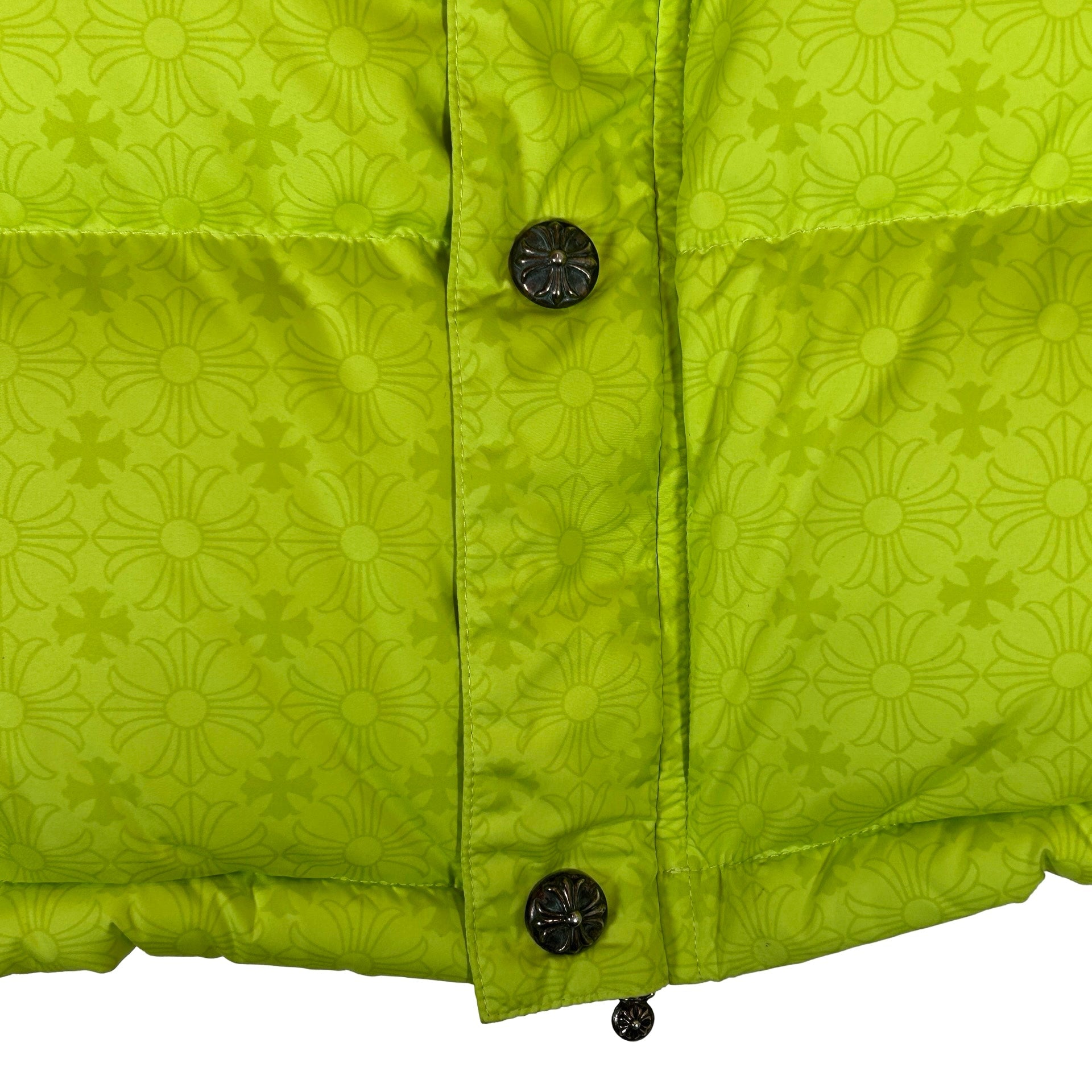Chrome Hearts Plus Monogram Print Down Jacket [USED] - L (Used)