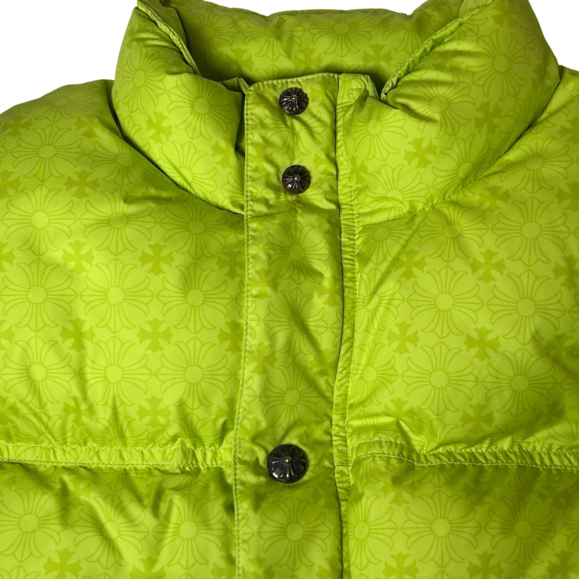 Chrome Hearts Plus Monogram Print Down Jacket [USED] - L (Used)