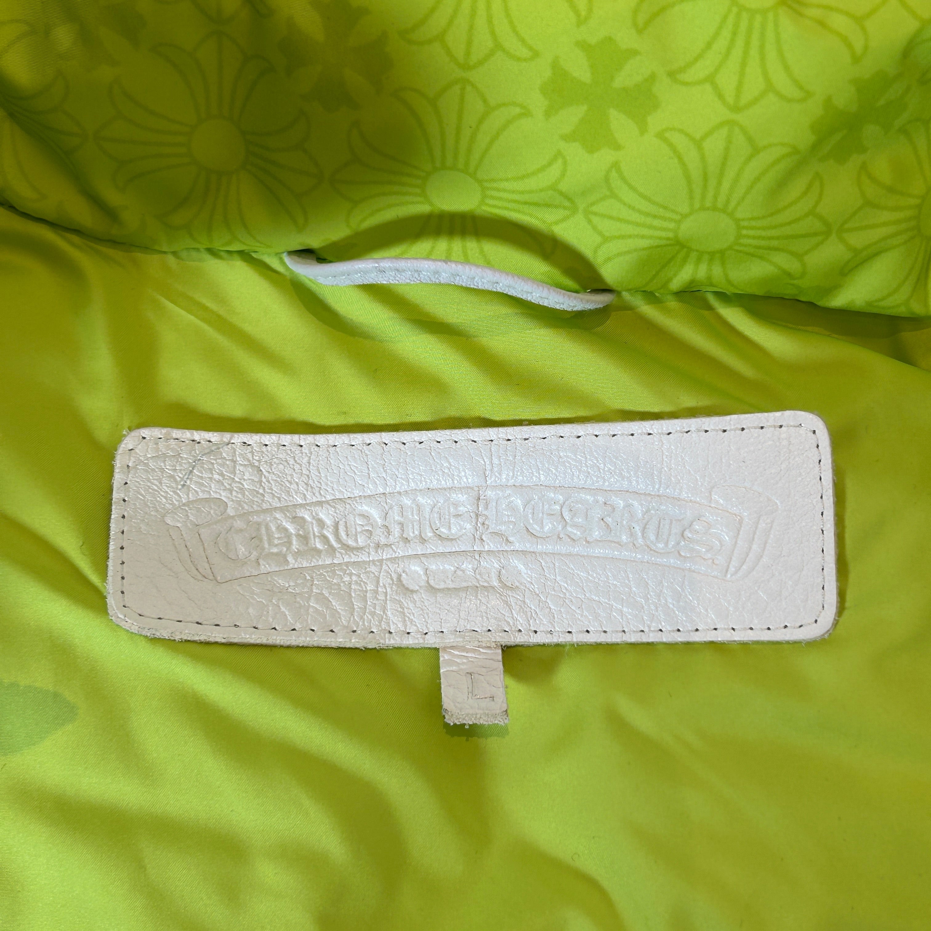 Chrome Hearts Plus Monogram Print Down Jacket [USED] - L (Used)