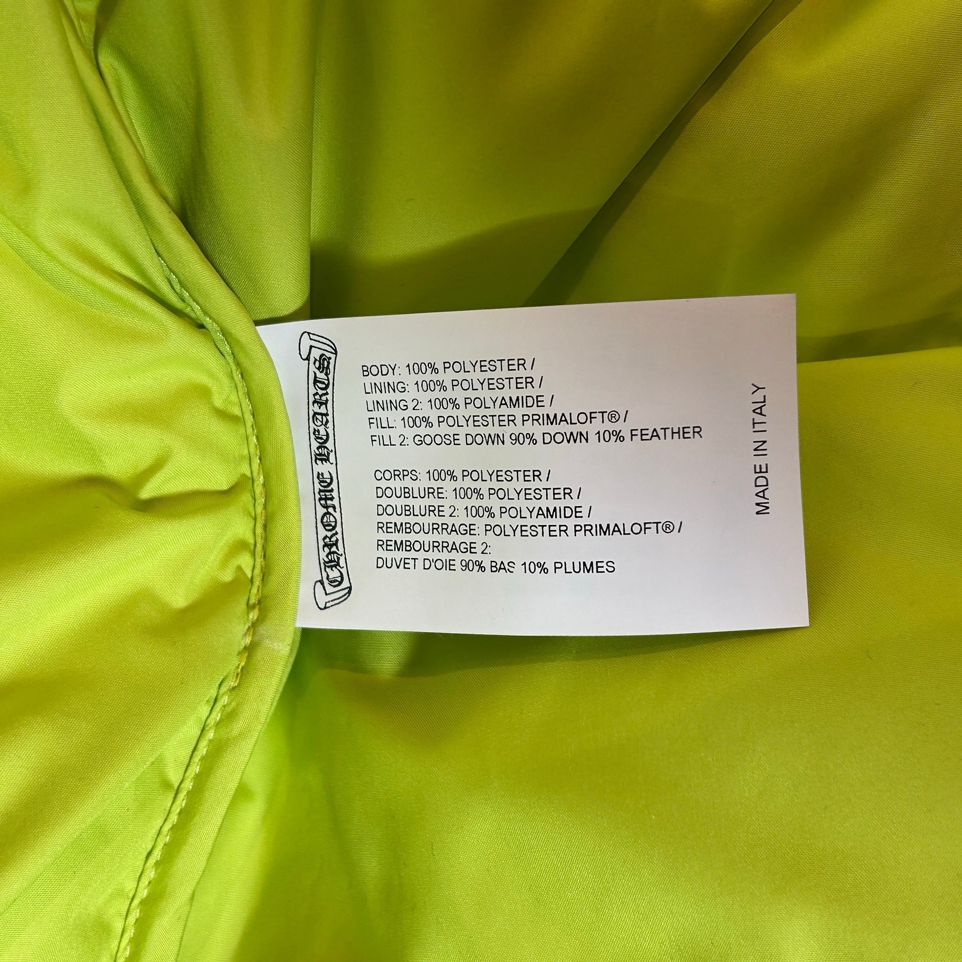 Chrome Hearts Plus Monogram Print Down Jacket [USED] - L (Used)