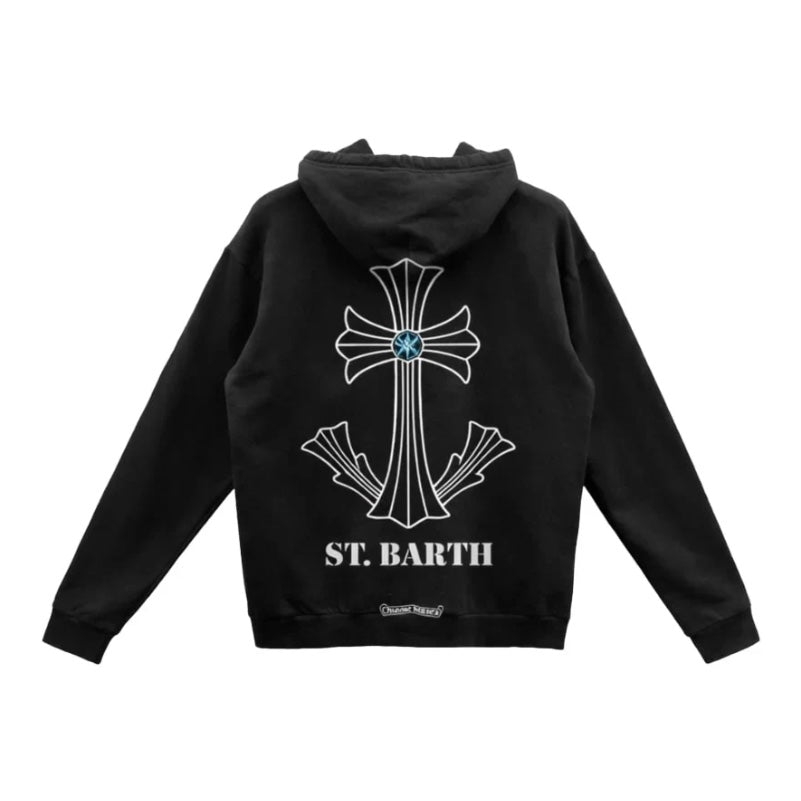 Chrome Hearts St. Barth Scroll Logo Hoodie