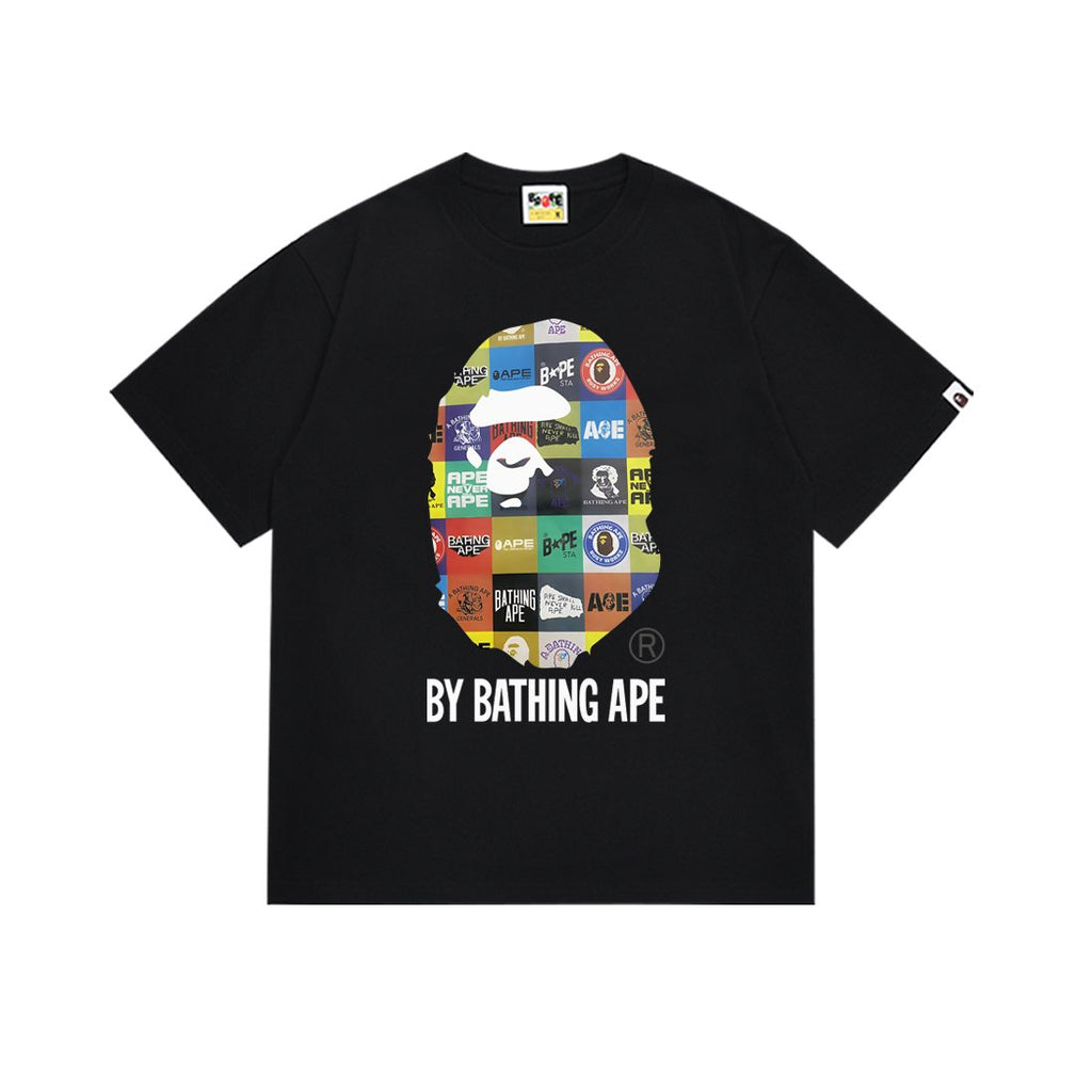 BAPE Multicolor Ape-Head Graphic T-Shirt — hero