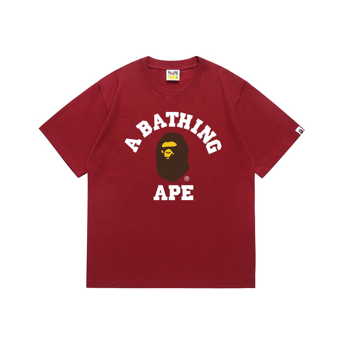 BAPE Ape-Head Wordmark Graphic T-Shirt — front