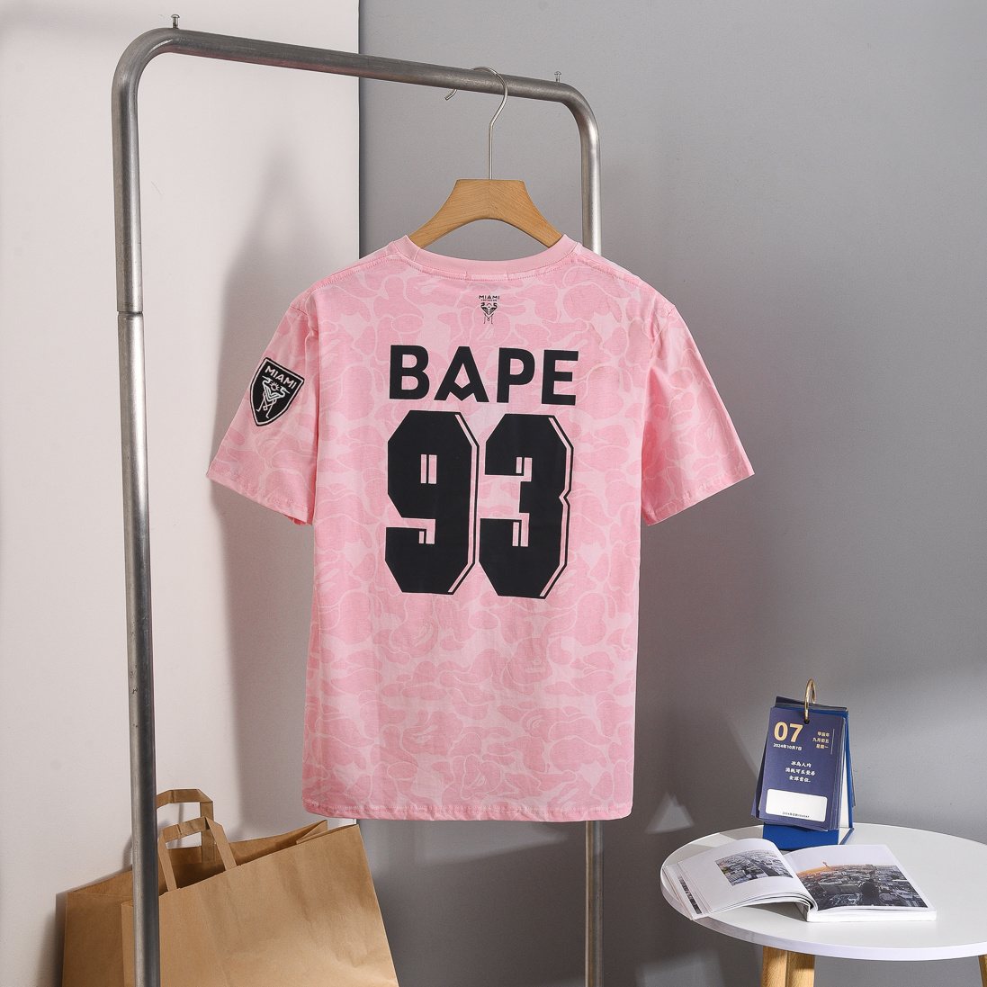 BAPE Miami 93 Camo Graphic T-Shirt — back