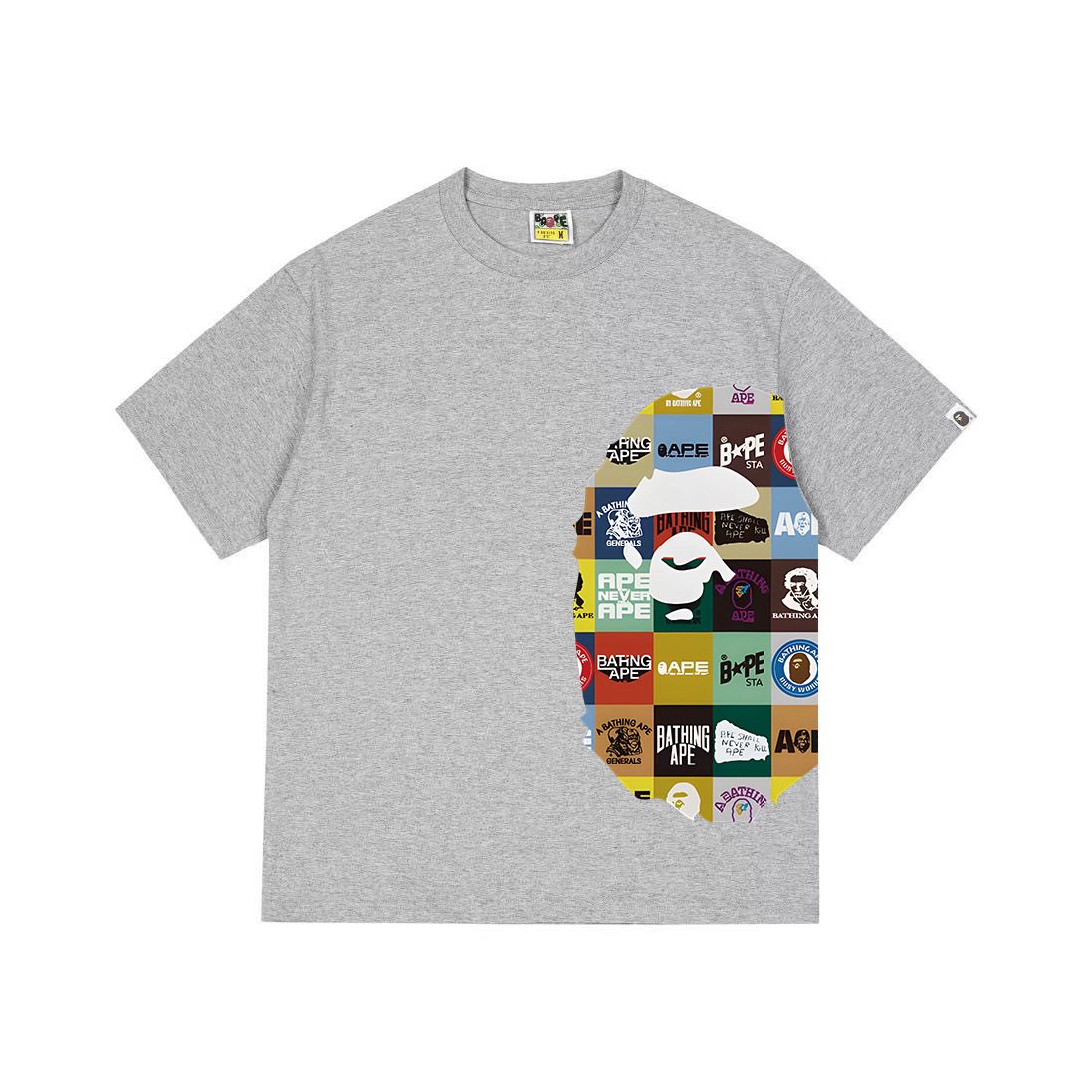 BAPE Ape-Head Collage Short-Sleeve T-Shirt — front