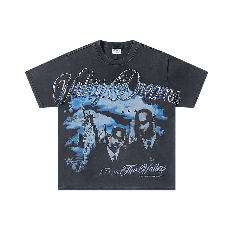 VALE USA Valley Dreams Rhinestone Graphic T-Shirt — hero