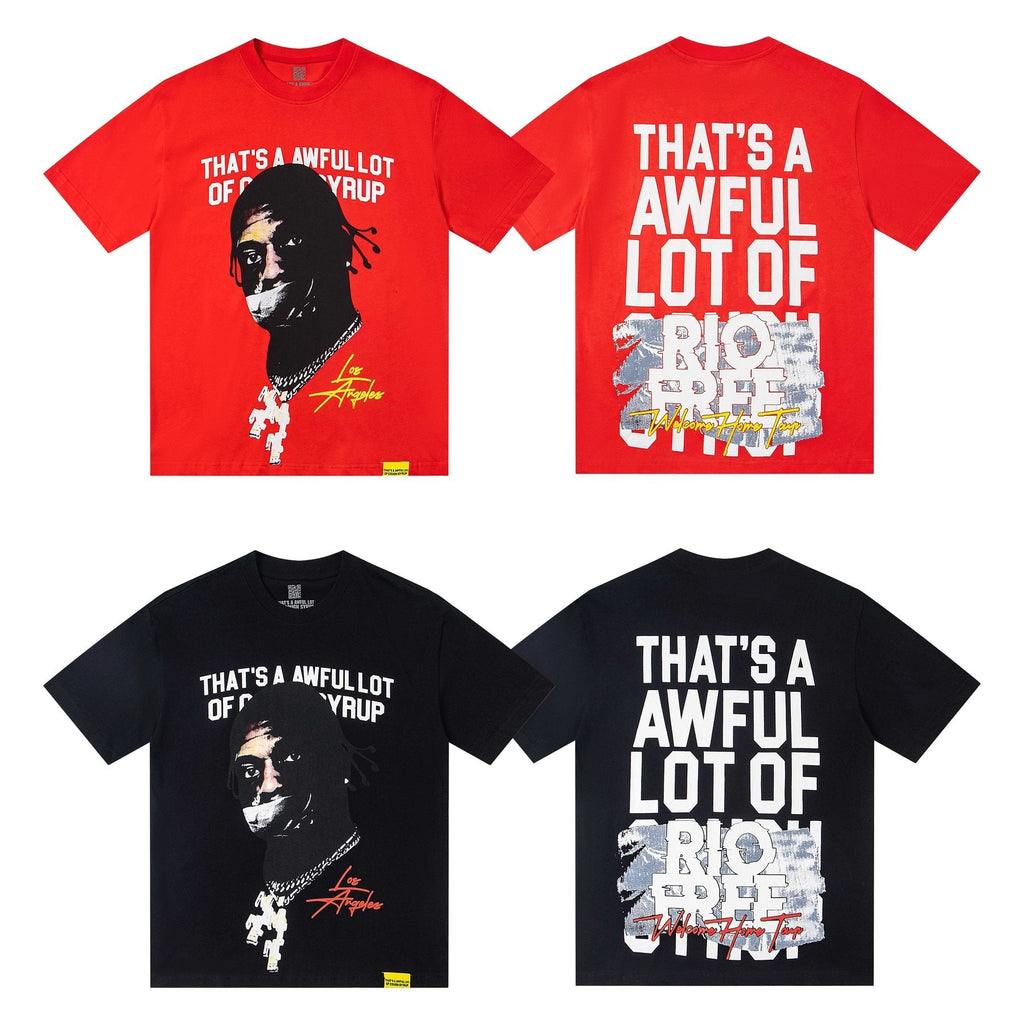 THAT'S A AWFUL LOT OF COUGH SYRUP Portrait Graphic T-Shirt — comparison