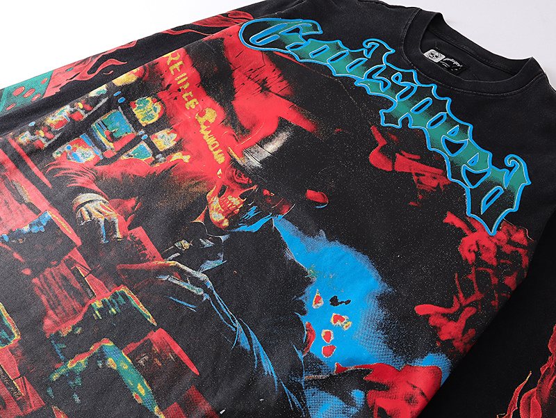 Godspeed E Pluribus Unum Washed Long-Sleeve T-Shirt — detail