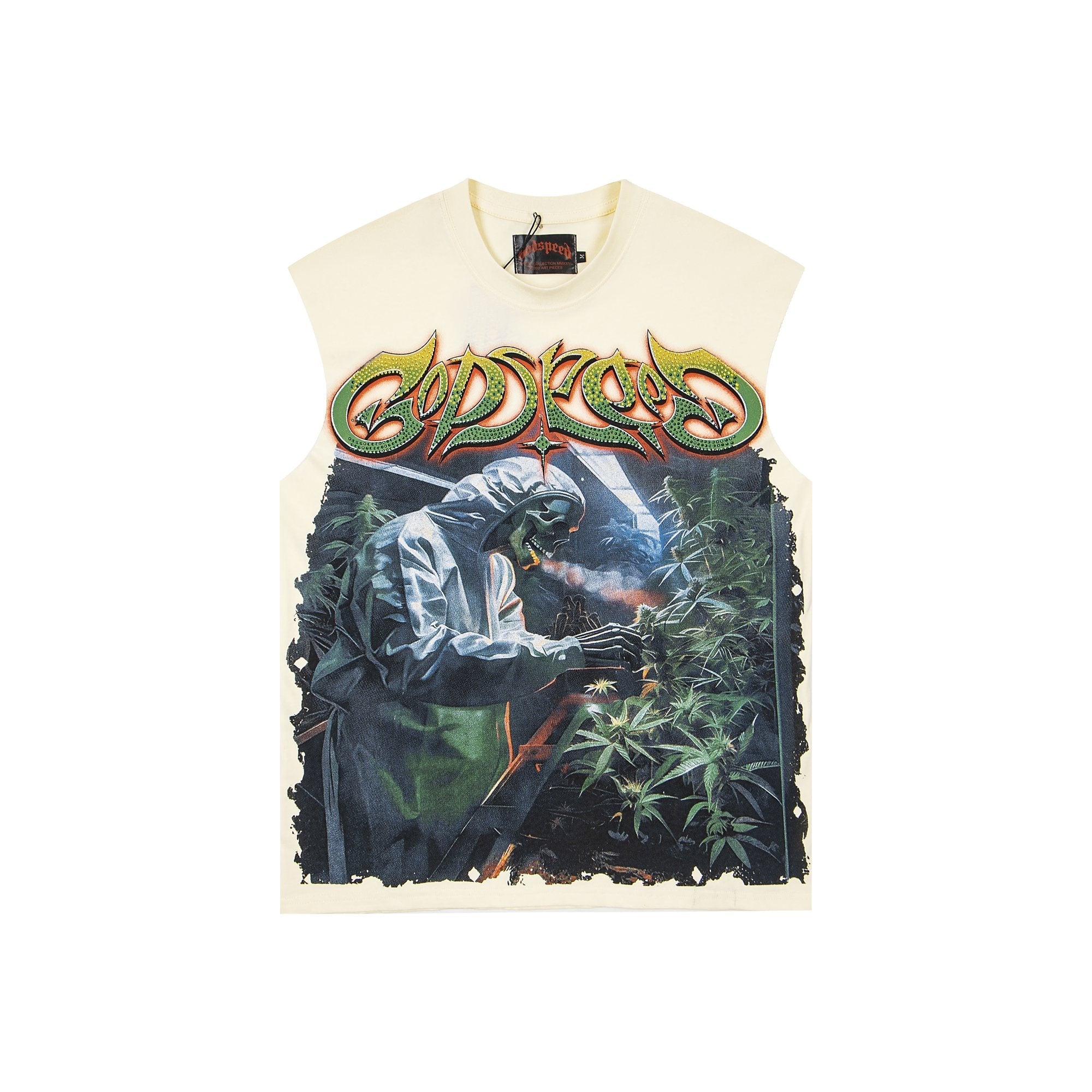 Godspeed Legalized Panther Graphic Sleeveless T-Shirt — hero