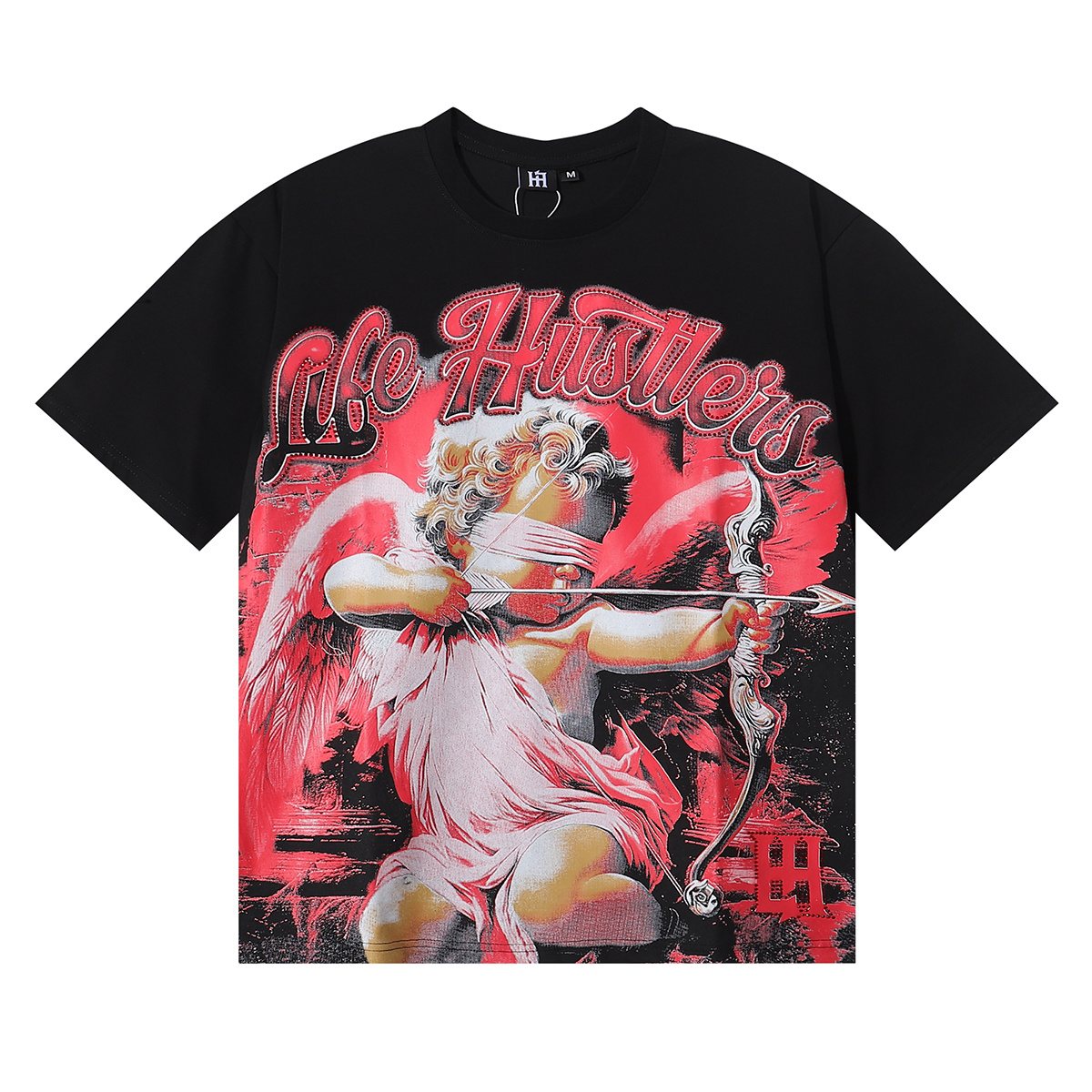 Life Hustlere Bling Cupid Archer Graphic T-Shirt — front