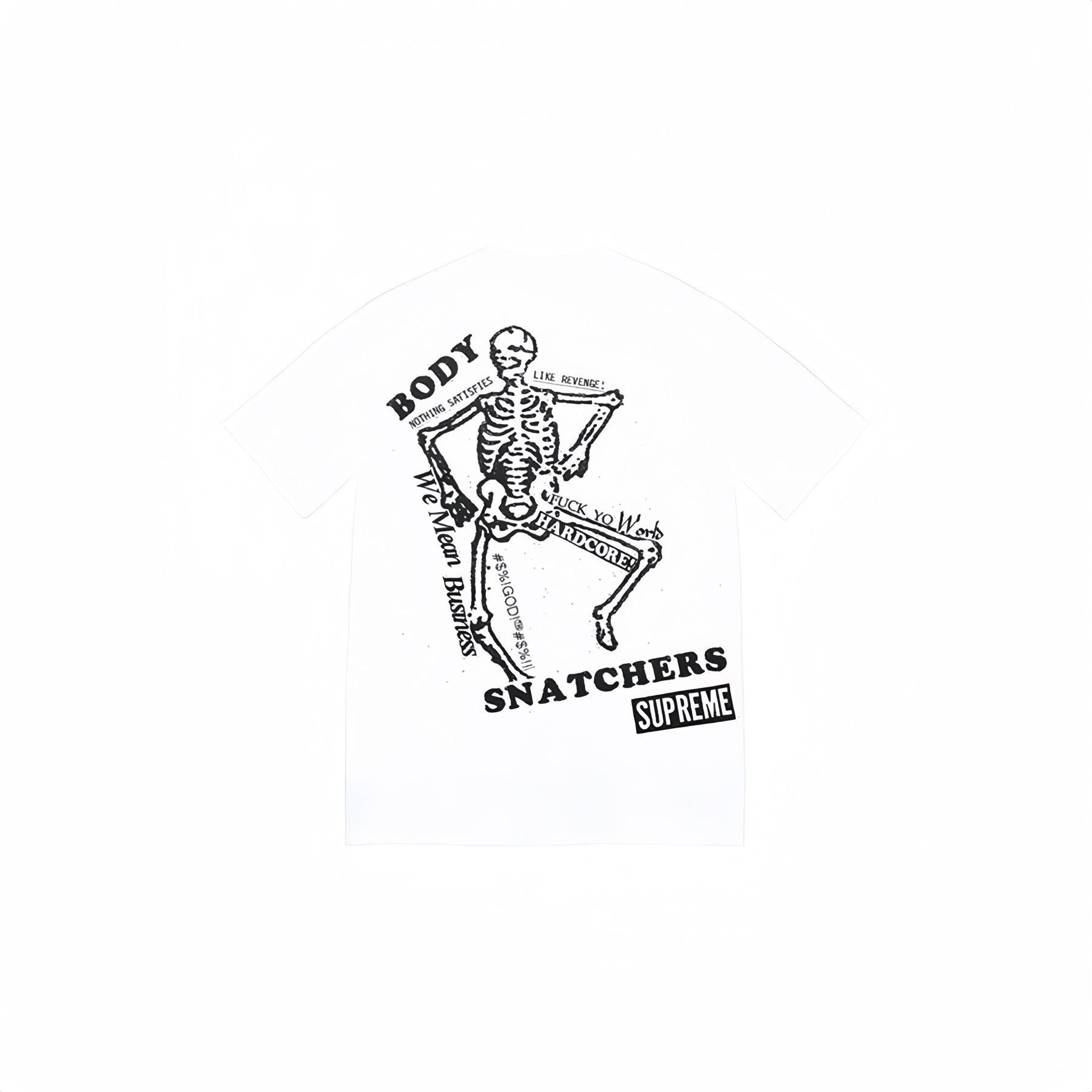 Supreme Body Snatchers Skeleton Graphic T-Shirt — back