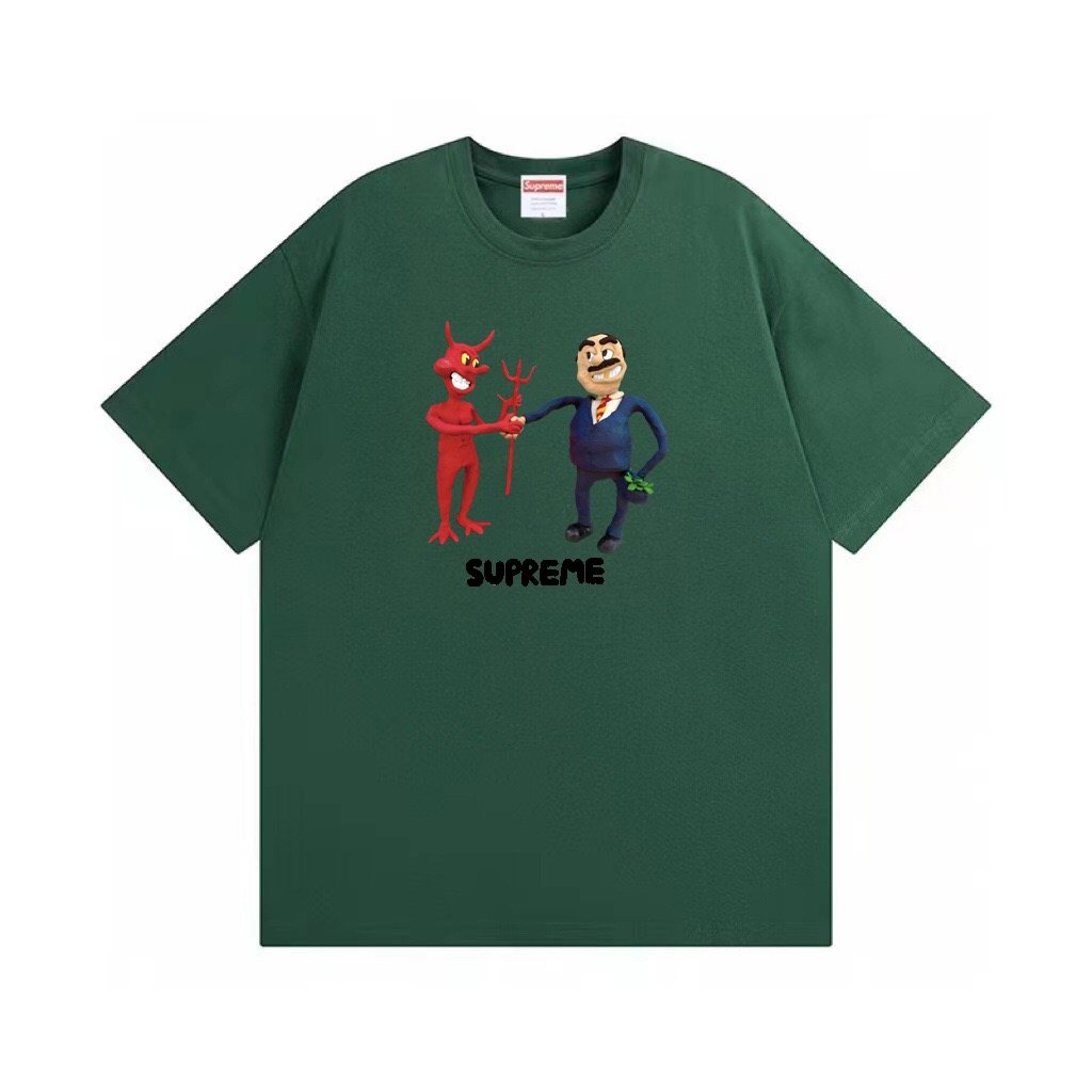 Supreme Business Devil Graphic T-Shirt — front