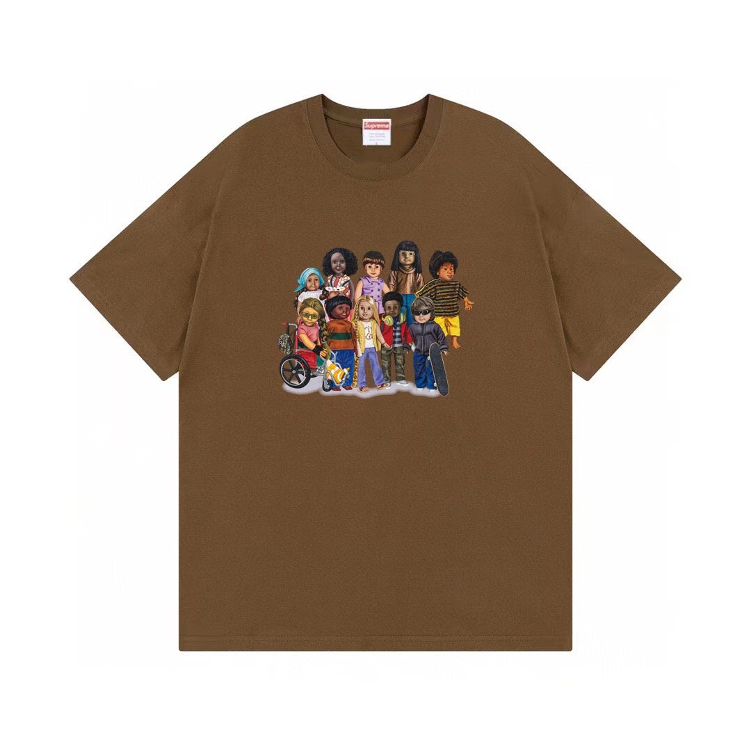 Supreme Children Cartoon Graphic T-Shirt — front