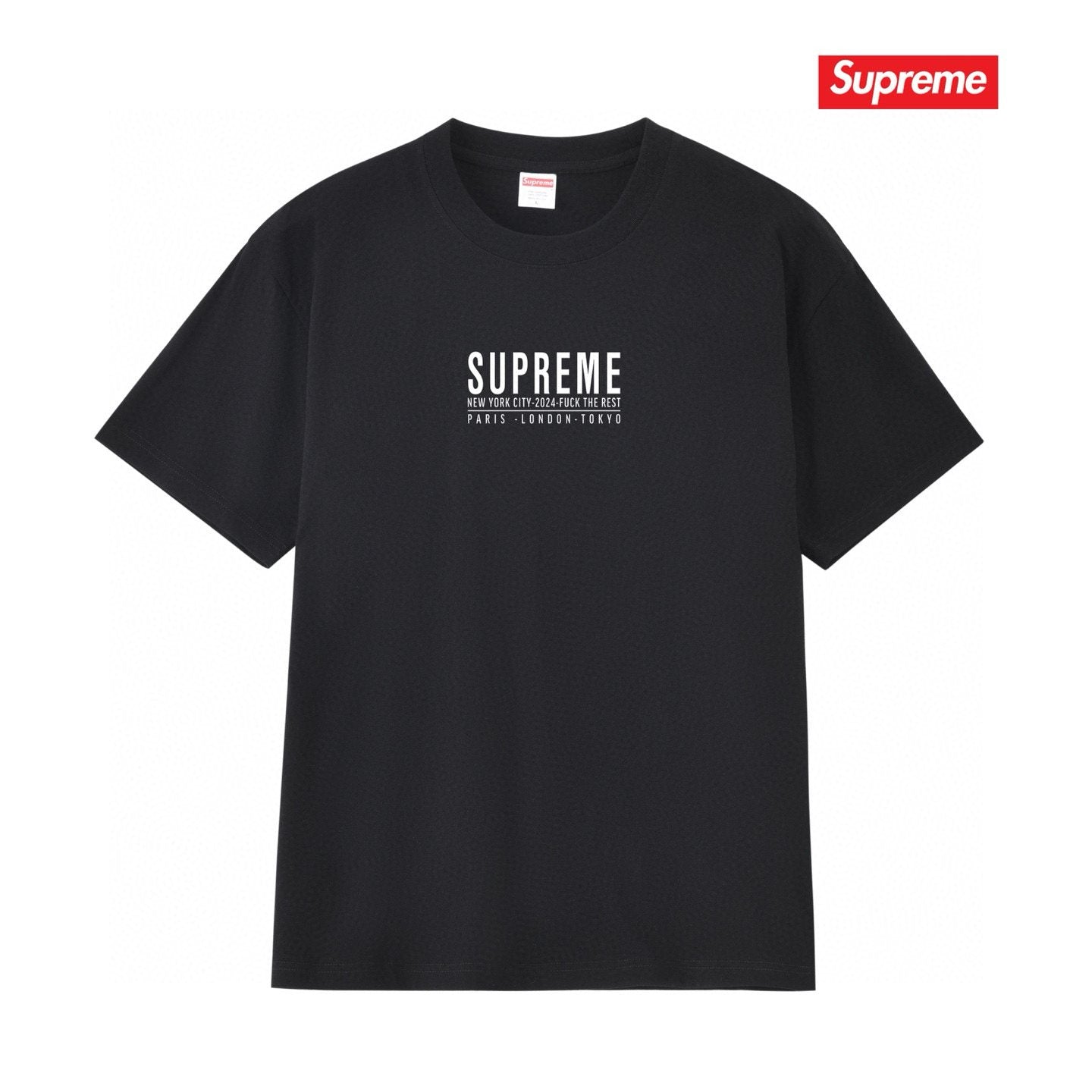 Supreme Chest Logo Graphic T-Shirt — front