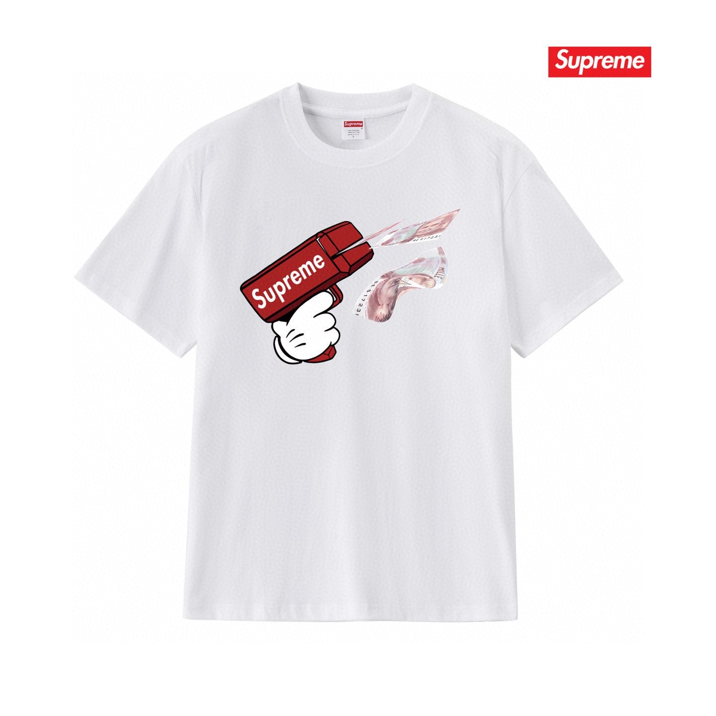 Supreme Kid Grigio Graphic Short-Sleeve T-Shirt — front