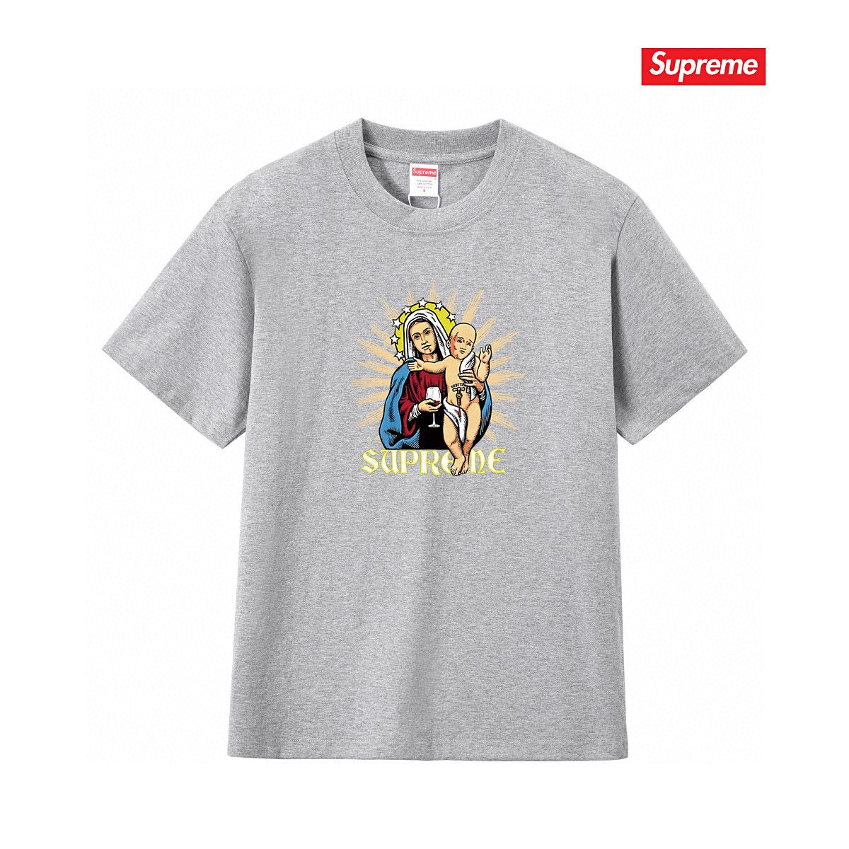 Supreme Religious Graphic Short-Sleeve T-Shirt — front