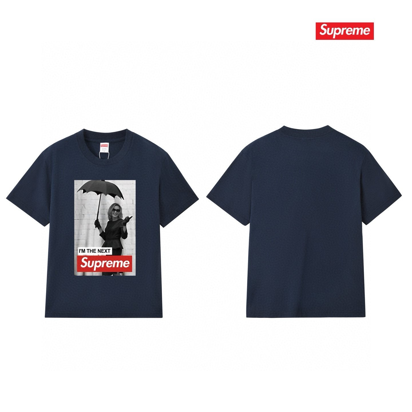 Supreme Umbrella Photo Graphic T-Shirt — comparison