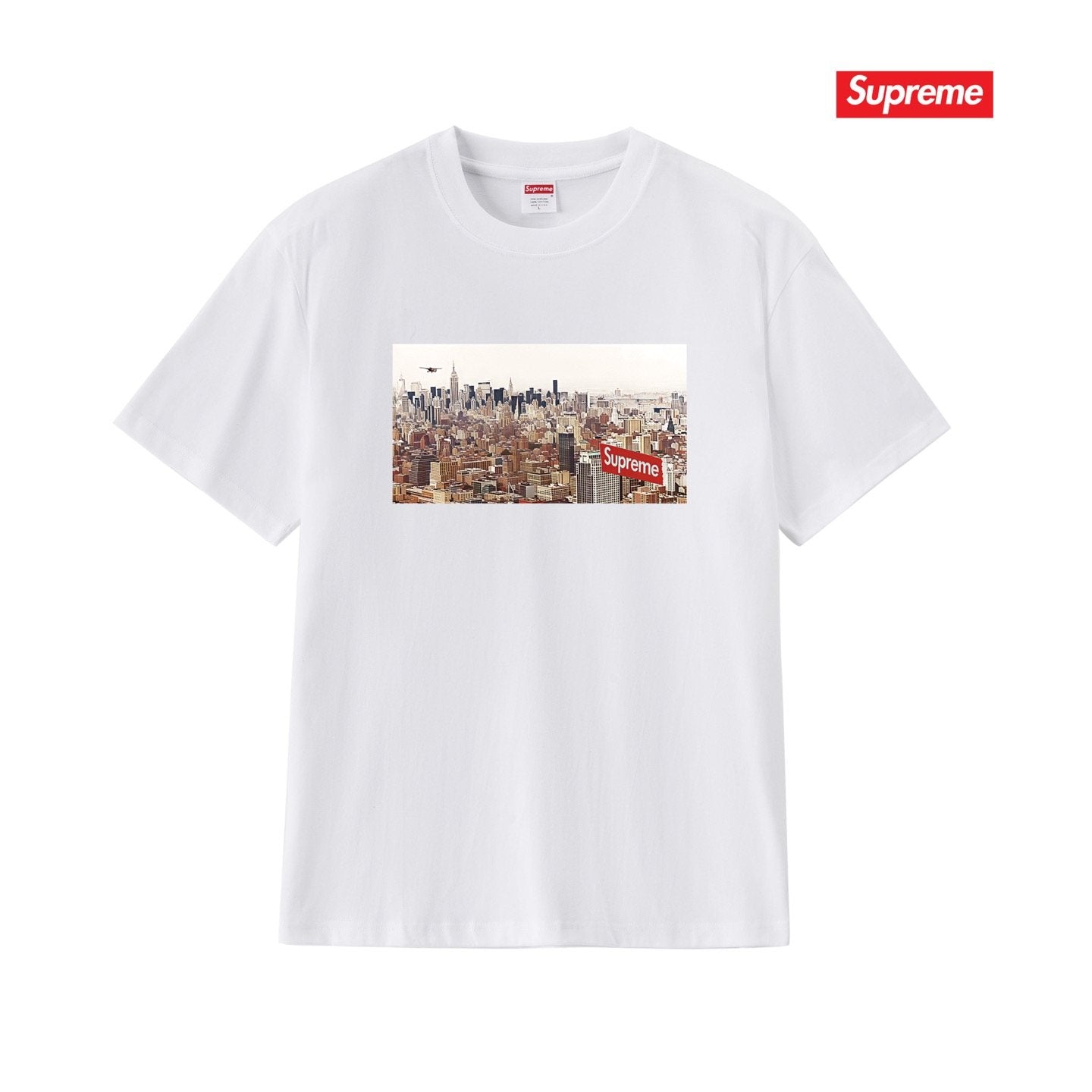 Supreme City Photo Graphic T-Shirt — front