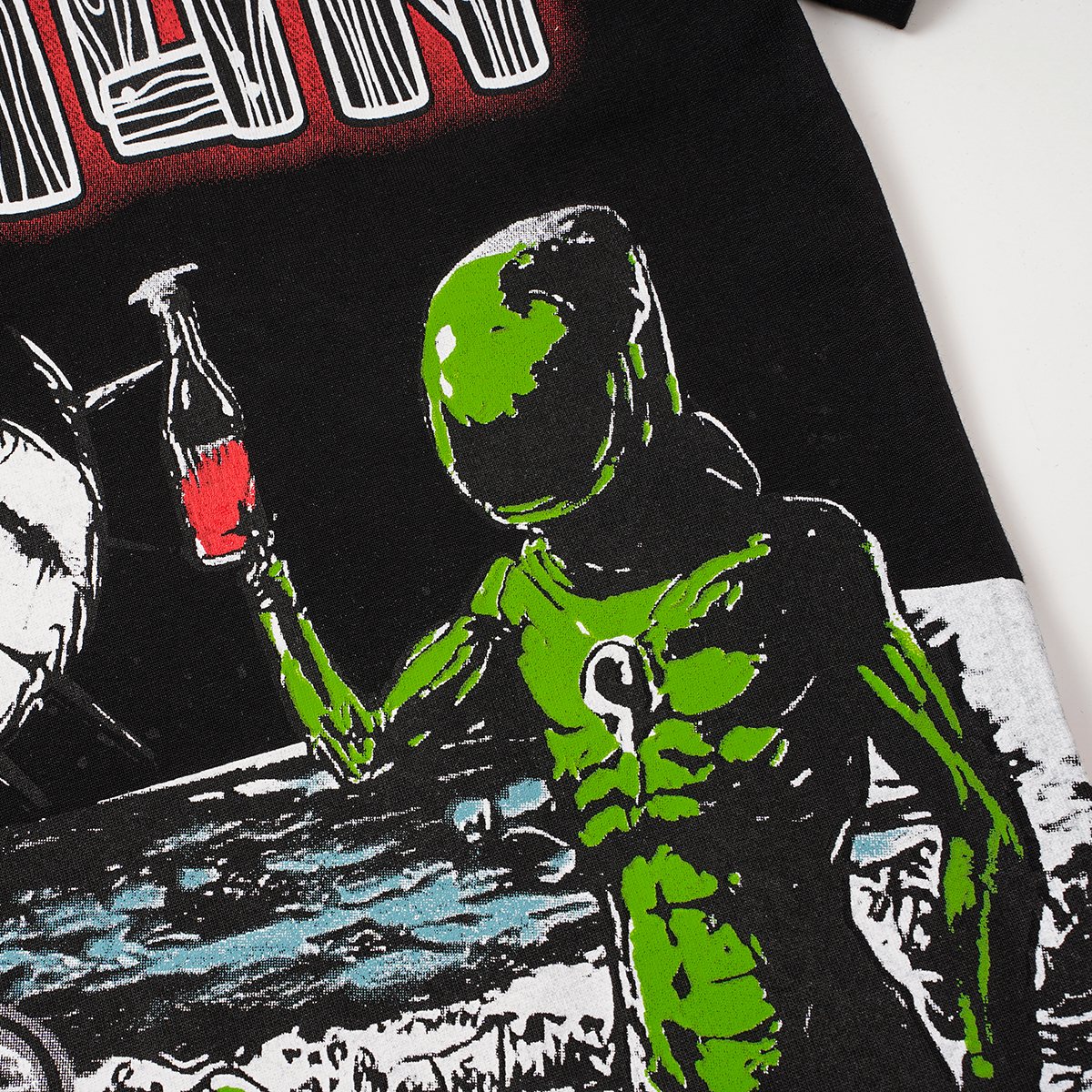 MIXED EMOTION Front and Back Graphic T-Shirt — detail
