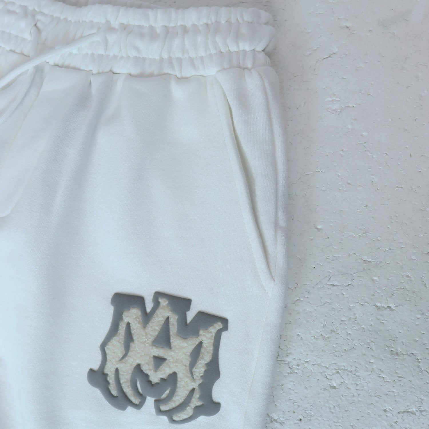 AMIRI Ice Blue Flame Graphic Short-Sleeve Set — detail