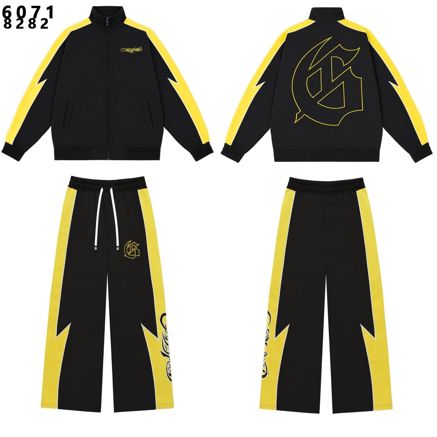 Godspeed Gothic G Contrast Panel Tracksuit Set — front
