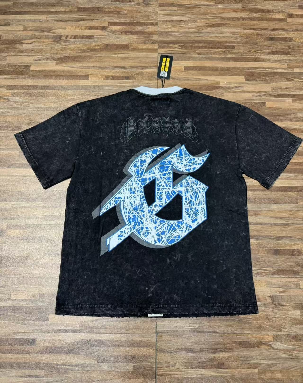 Godspeed Acid-Wash Graphic T-Shirt — back