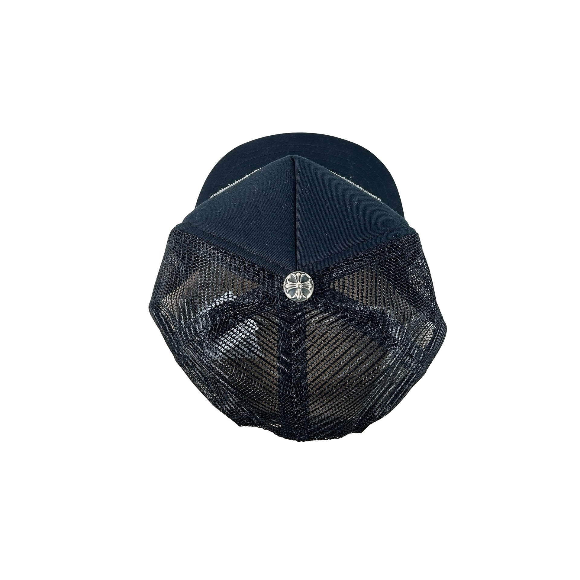 Chrome Hearts St. Barths Exclusive Trucker Hat Black/Black [USED]
