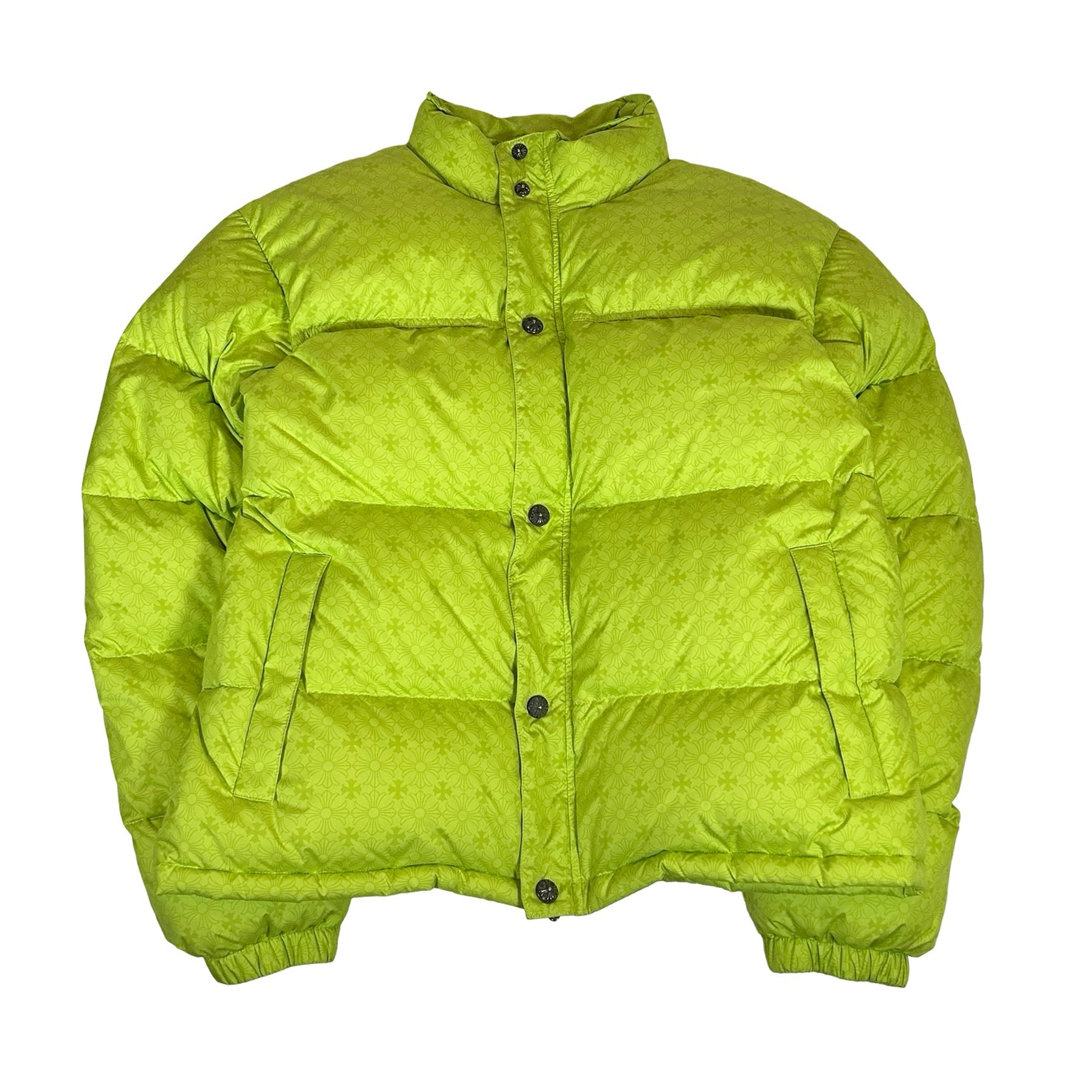 Chrome Hearts Plus Monogram Print Down Jacket [USED] - L (Used)