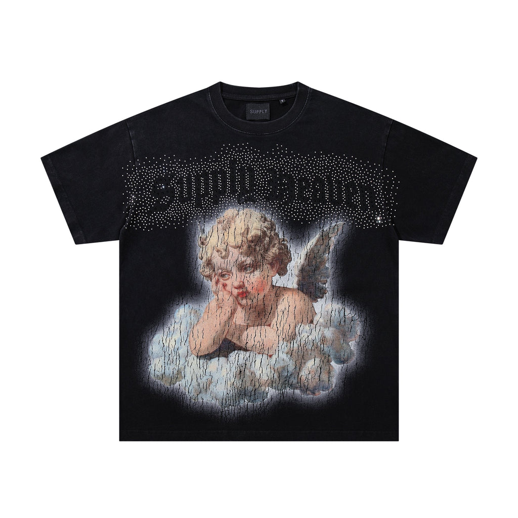 SUPPLY TEE Heaven Angel Flame Graphic T-Shirt — hero