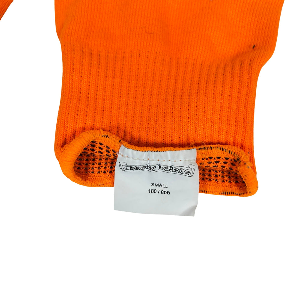 Chrome Hearts Checkmate Work Gloves Orange [USED] - L (Used)