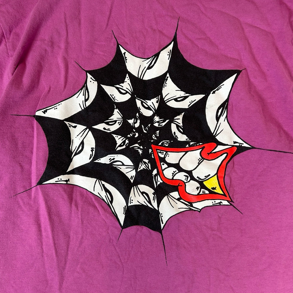 Chrome Hearts Matty Boy Spider Web T-Shirt Purple [USED] - S (Used)