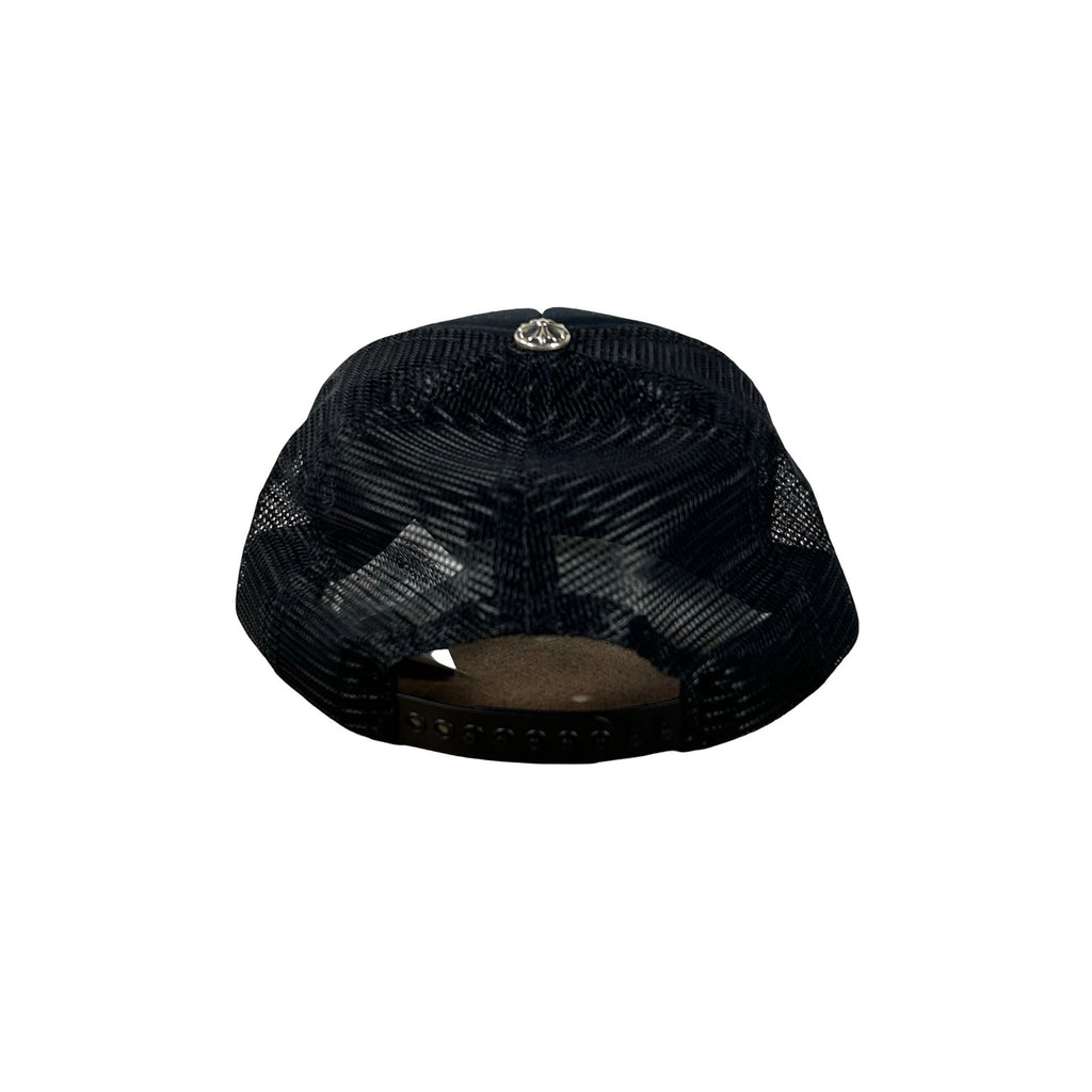 Chrome Hearts St. Barths Exclusive Trucker Hat Black/Black [USED]